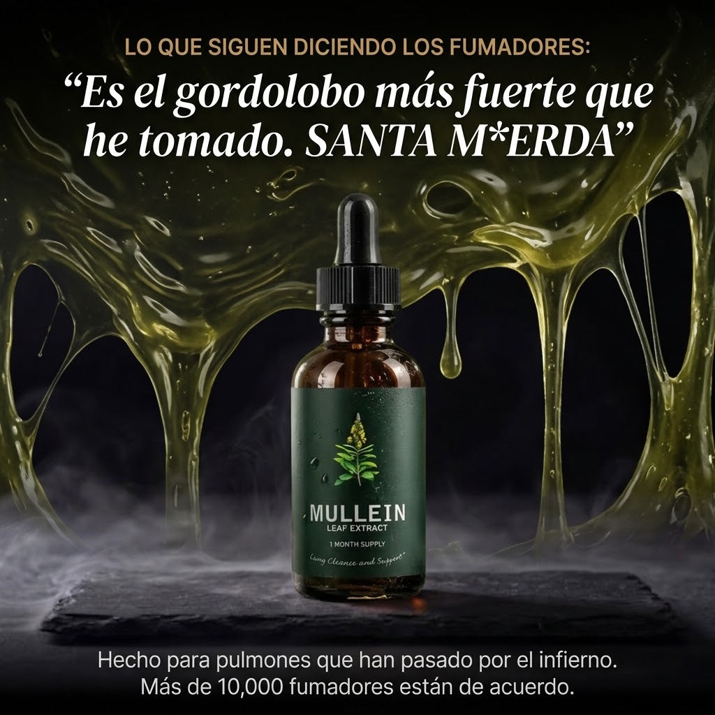 Mullein Gotas de Limpieza Pulmonar